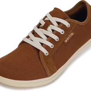 WHITIN Men's Canvas Barefoot Shoes | Wide Toe-Box | Zero-Drop Sole